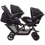 Graco Stadium Duo Tandem Double Pushchair - Black/Grey