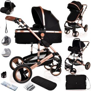 Birtn Baby Pram Pushchair Buggy with Car Seat