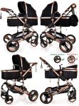 3 in 1 Baby Stroller Pram Lightweight Travel System