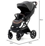 YAZOCO Compact Foldable Toddler Travel Pushchair - Black