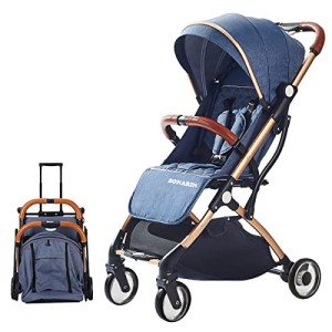 SONARIN Lightweight Travel Stroller, One-Hand Fold, Upgraded Wheels