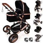 3 in 1 Baby Stroller Pram Lightweight Travel System