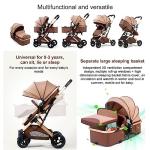 Gray Double Stroller for Infant and Toddler Twins