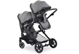 Hauck Atlantic Twin Double Buggy - Grey, 0-3yrs