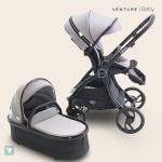 Venture Nebula Foldable Pushchair Pram System - Cool Grey