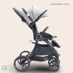Venture Nebula Foldable Pushchair Pram System - Cool Grey