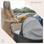Venture Nebula Foldable Pushchair Pram System - Cool Grey