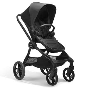 Compact Reversible Stroller with Belly Bar Included in Rich Black