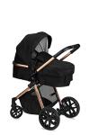 MoMi Limuru 2-in-1 Pushchair with Buggy, Black