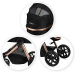 MoMi Limuru 2-in-1 Pushchair with Buggy, Black