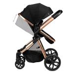 MoMi Limuru 2-in-1 Pushchair with Buggy, Black