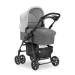 Grey Shopper SLX Trioset: Pushchair, Pram, Carry Cot, Car Seat