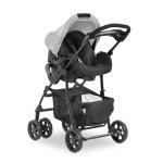 Grey Shopper SLX Trioset: Pushchair, Pram, Carry Cot, Car Seat
