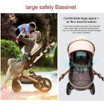 Convertible Baby Pram Stroller Bassinet Stroller in Green