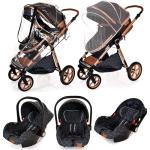 3-in-1 Lightweight Folding Stroller for Newborns and Toddlers