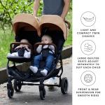 Ickle Bubba Venus Max Double Stroller - Black