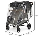 Ickle Bubba Venus Max Double Stroller - Black