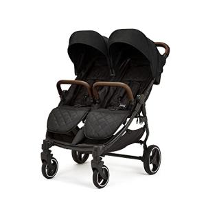 Ickle Bubba Venus Double Stroller - Black