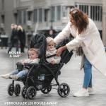 Deryan Elena Duo Tandem Pushchair - Double Stroller
