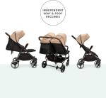 Ickle Bubba Venus Double Stroller - Compact & Lightweight