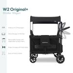 Wonderfold W2 Double Stroller Wagon with Canopy