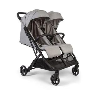 Red Kite Push Me Dubl Side-by-Side Stroller - Grey