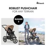 Hauck Runner 2 All-Terrain Pushchair with Raincover
