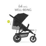 Hauck Rapid 3 Three-Wheel Pushchair - Black
