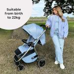 My Babiie MB160 Blue Plaid Pushchair - Birth to 4 Years