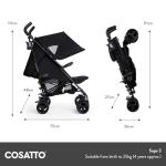Cosatto Supa 3 Lightweight Stroller with Footmuff