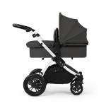 Ickle Bubba Stomp Luxe 2-in-1 - Silver/Grey/Black