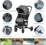 Hadwin 2-in-1 Travel System Pushchair & Carrycot