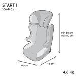 Nania Start I Booster Car Seat - Height-Adjustable - Toucan