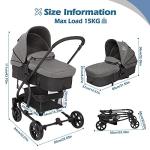 Hadwin 2-in-1 Travel System Pushchair & Carrycot