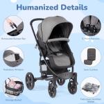 Hadwin 2-in-1 Travel System Pushchair & Carrycot