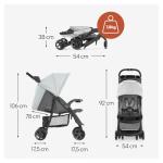 Hauck Shopper Neo 2 Pushchair, Grey - Lightweight Compact