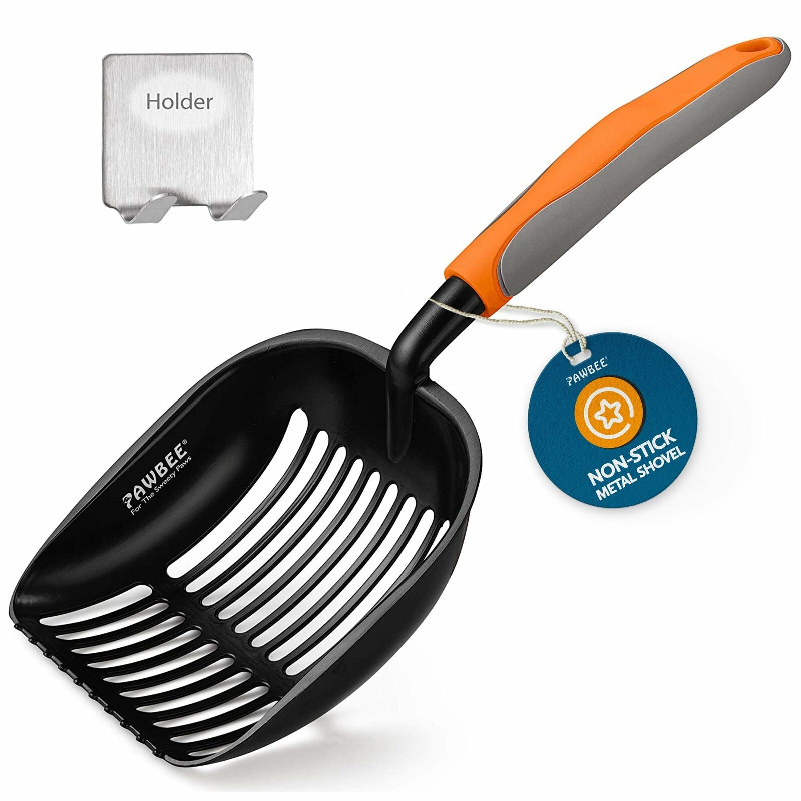 Non-Stick Cat Litter Scoop with Hook