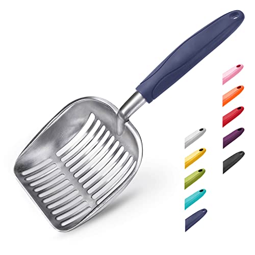 Aluminum Cat Litter Scoop with Long Handle
