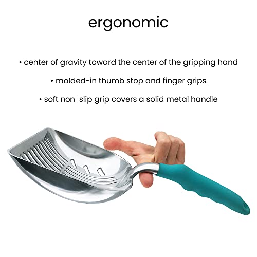 Multicat Litter Scoop | DuraScoop® | Solid Metal