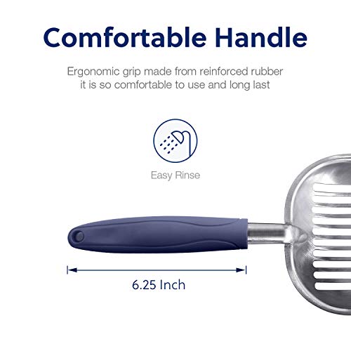 Aluminum Cat Litter Scoop with Long Handle