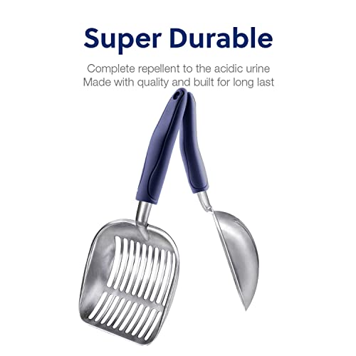Aluminum Cat Litter Scoop with Long Handle