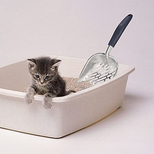 Aluminum Cat Litter Scoop with Long Handle
