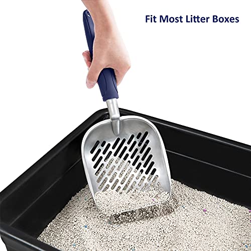 WePet Aluminum Cat Litter Scoop with Long Handle