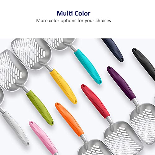 WePet Aluminum Cat Litter Scoop with Long Handle