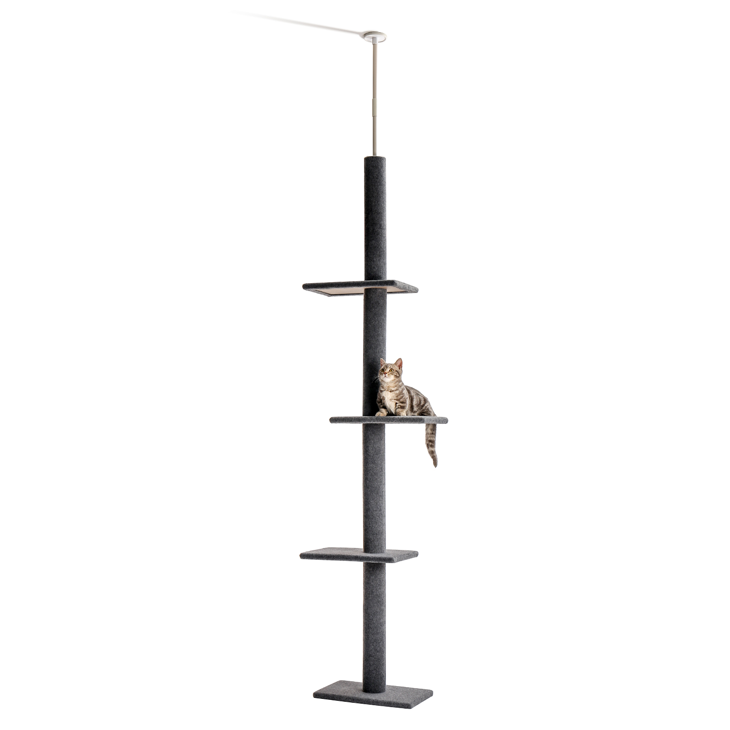 5-Level Cat Climbing Tower with Hanging Ball