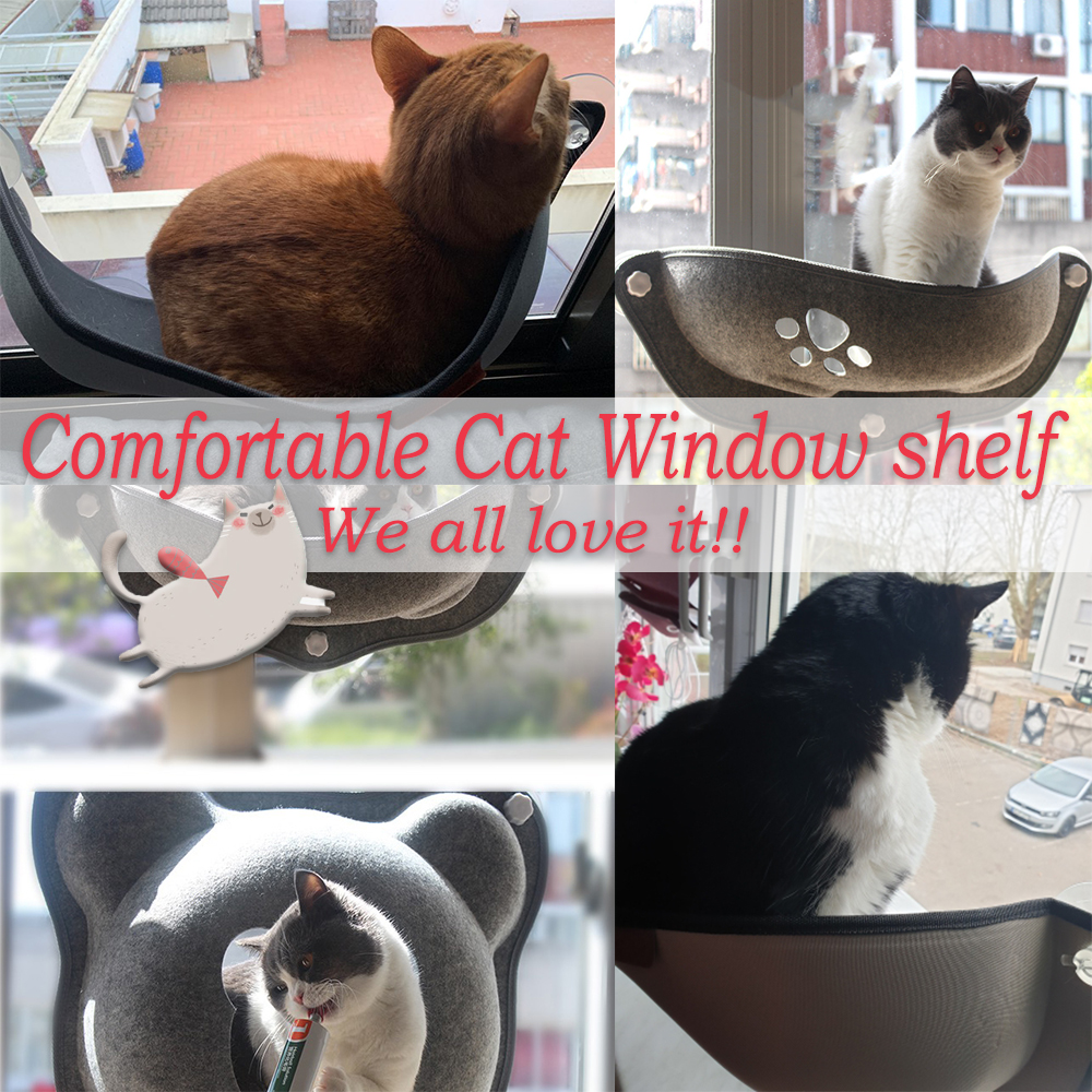 Cat Window Hammock Bed - Warm and Soft