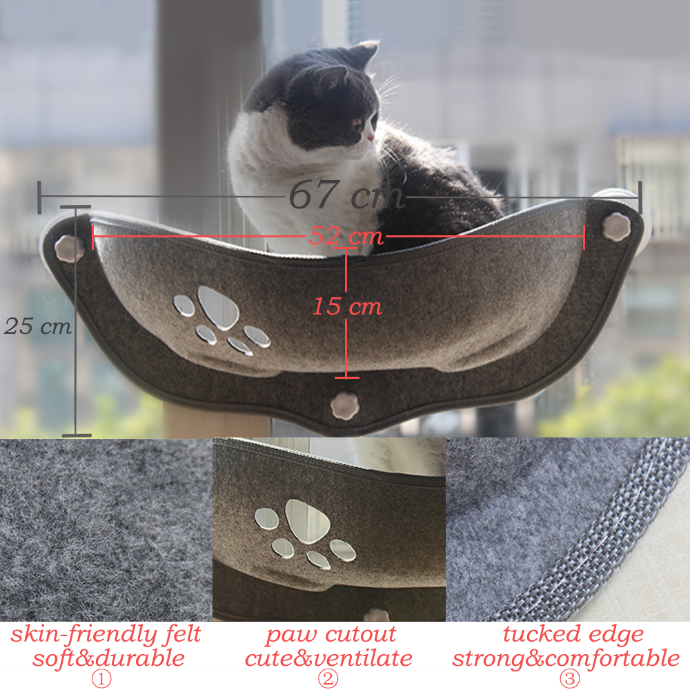 Cat Window Hammock Bed - Warm and Soft