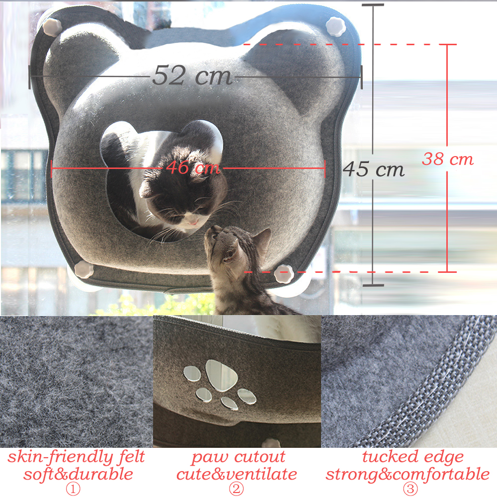 Cat Window Hammock Bed - Warm and Soft