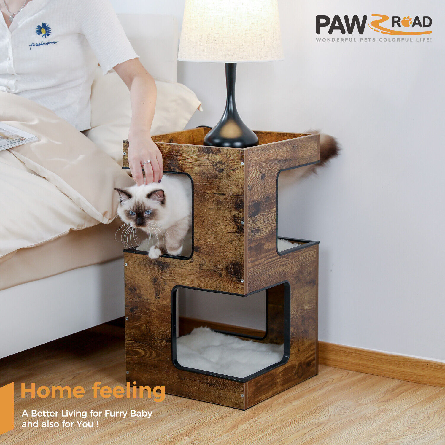 Cat Tree Bed Condo Scratcher Furniture