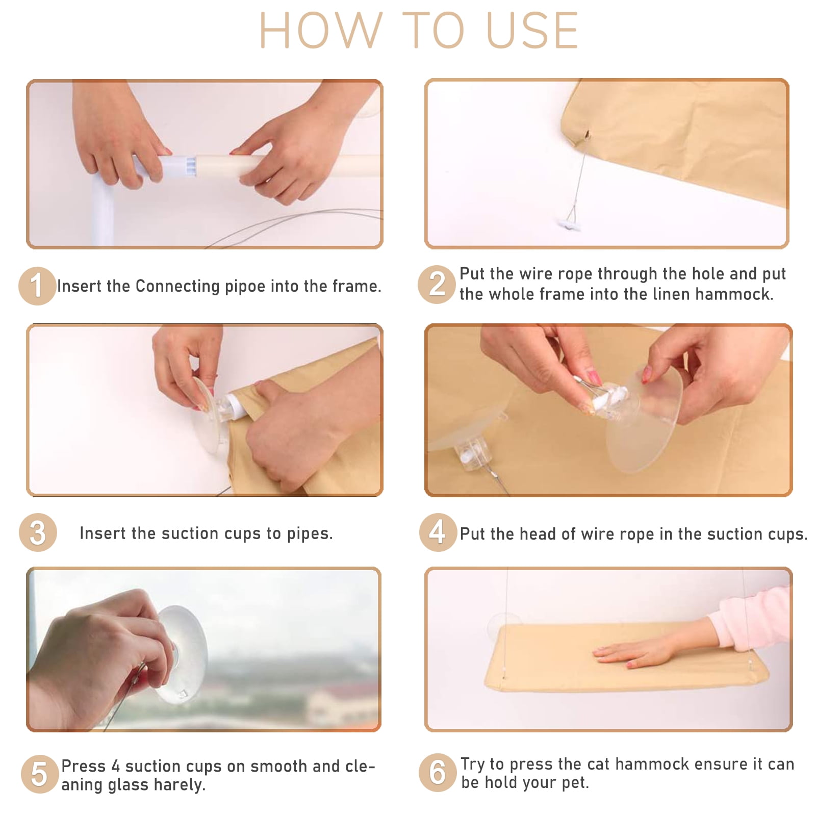 Semfri Window Perch for Cats - Hammock and Bed